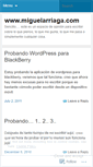 Mobile Screenshot of miguelarriaga.wordpress.com