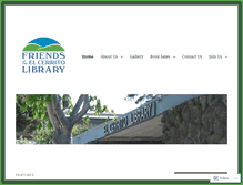 Tablet Screenshot of friendselcerritolibrary.wordpress.com