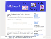 Tablet Screenshot of petsocietyaddict.wordpress.com