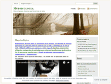 Tablet Screenshot of mupsicologica.wordpress.com