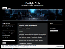 Tablet Screenshot of firefightnight.wordpress.com