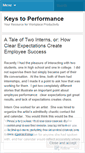 Mobile Screenshot of keystoperformance.wordpress.com