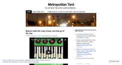 Desktop Screenshot of metropolitantard.wordpress.com