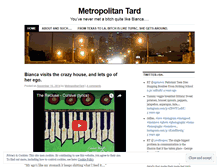 Tablet Screenshot of metropolitantard.wordpress.com