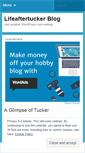 Mobile Screenshot of lifeaftertucker.wordpress.com