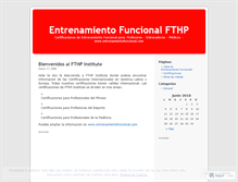 Tablet Screenshot of entrenamientofuncional.wordpress.com