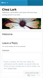 Mobile Screenshot of larkporter.wordpress.com