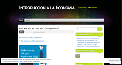 Desktop Screenshot of economia101.wordpress.com