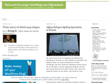 Tablet Screenshot of netzwerkafghanischefluechtlinge.wordpress.com