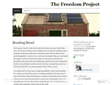 Tablet Screenshot of freedomprojected.wordpress.com