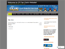 Tablet Screenshot of clubpenguinfanclub01.wordpress.com