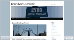 Desktop Screenshot of eykotesisleri.wordpress.com