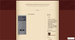 Desktop Screenshot of crepesandwaffles.wordpress.com