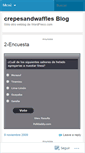 Mobile Screenshot of crepesandwaffles.wordpress.com