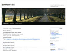 Tablet Screenshot of poemaescola.wordpress.com