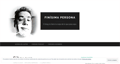 Desktop Screenshot of finisimapersona.wordpress.com