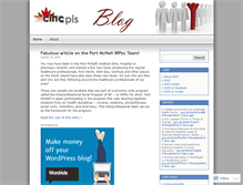Tablet Screenshot of cihc.wordpress.com
