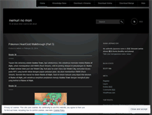 Tablet Screenshot of nemurinomori.wordpress.com