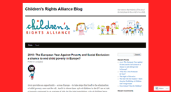 Desktop Screenshot of childrensrightsallianceblog.wordpress.com