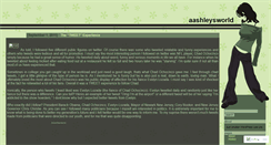 Desktop Screenshot of aashleysworld.wordpress.com