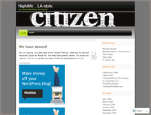 Tablet Screenshot of citizendumondela.wordpress.com