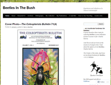 Tablet Screenshot of beetlesinthebush.wordpress.com