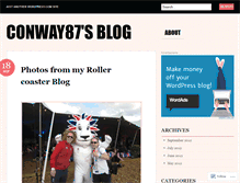 Tablet Screenshot of conway87.wordpress.com