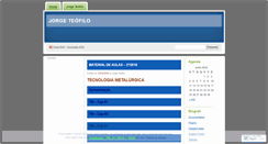 Desktop Screenshot of jorgeteofilo.wordpress.com