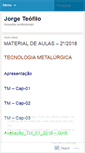 Mobile Screenshot of jorgeteofilo.wordpress.com