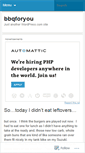 Mobile Screenshot of bbqforyou.wordpress.com