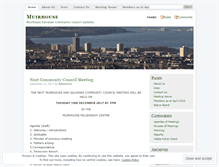 Tablet Screenshot of muirhouse.wordpress.com