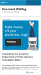 Mobile Screenshot of cocoanutblog.wordpress.com