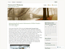 Tablet Screenshot of cocoanutblog.wordpress.com