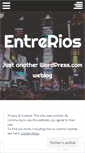 Mobile Screenshot of entrerios.wordpress.com