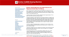 Desktop Screenshot of joebrothersewingmachine.wordpress.com