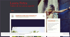 Desktop Screenshot of laurapetra.wordpress.com