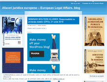 Tablet Screenshot of eubusinesslaw.wordpress.com