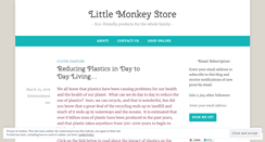 Desktop Screenshot of littlemonkeystore.wordpress.com