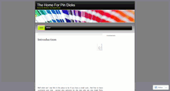 Desktop Screenshot of pindicks.wordpress.com