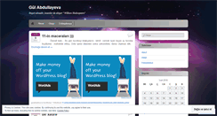 Desktop Screenshot of etmtefekkur.wordpress.com
