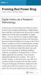 Mobile Screenshot of framingredpower.wordpress.com