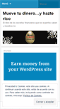 Mobile Screenshot of muevetudinero.wordpress.com