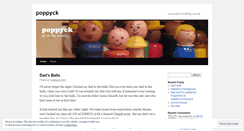 Desktop Screenshot of poppyck.wordpress.com