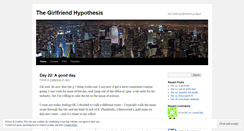 Desktop Screenshot of girlfriendhypothesis.wordpress.com