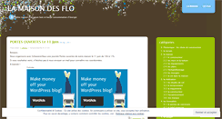 Desktop Screenshot of lamaisondesflo.wordpress.com