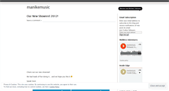 Desktop Screenshot of manikemusic.wordpress.com