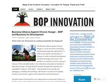 Tablet Screenshot of bopinnovation.wordpress.com