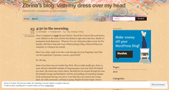 Desktop Screenshot of dressovermyhead.wordpress.com