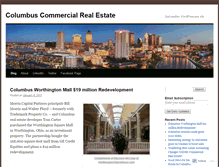 Tablet Screenshot of 614realestate.wordpress.com