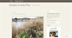 Desktop Screenshot of anotherlovelyday.wordpress.com